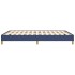 Estructura de cama de tela azul 160x200