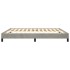 Estructura de cama de terciopelo gris claro 160x200