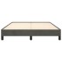Estructura de cama de terciopelo gris oscuro 140x200