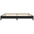 Estructura de cama de terciopelo gris claro 200x200