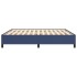 Estructura de cama tela azul 180x200