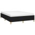 Estructura de cama de tela negro 140x190