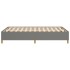 Estructura de cama de tela gris oscuro 120x200