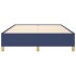Estructura de cama de tela gris taupe azul 140x200