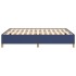 Estructura de cama de tela gris taupe azul 140x200