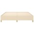 Estructura de cama tela color crema 180x200