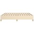 Estructura de cama tela color crema 180x200