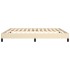Estructura de cama tela color crema 180x200
