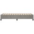 Estructura de cama de terciopelo gris claro 90x190