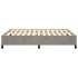 Estructura de cama de terciopelo gris claro 140x190