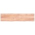 Estante pared madera roble tratada marrón claro 220x50x(2-6)