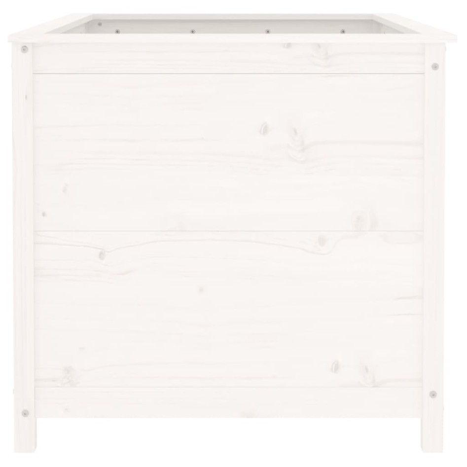 Arriate elevado de jardín madera de pino blanco