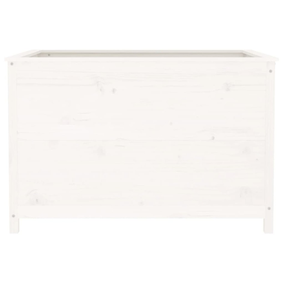 Arriate elevado de jardín madera de pino blanco