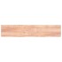 Encimera baño madera maciza tratada marrón claro