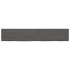Encimera de baño madera tratada marrón oscuro 220x40x(2-4)