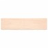Encimera de baño madera maciza sin tratar 160x40x(2-6)