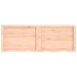 Encimera de baño madera maciza sin tratar 160x50x(2-6)
