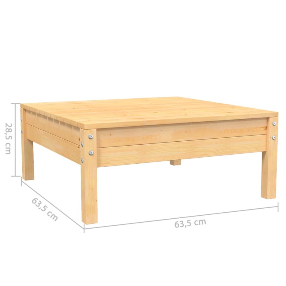 Juego de muebles de jardín 3 pzas con cojines gris madera