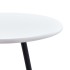 Juego de mesa alta y taburetes 5 piezas tela