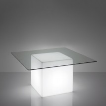 Mesa cuadrada con luz, modelo Square