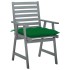 Sillas de comedor jardín 2 uds madera maciza acacia con