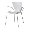 Silla con brazos apilable modelo Gloria