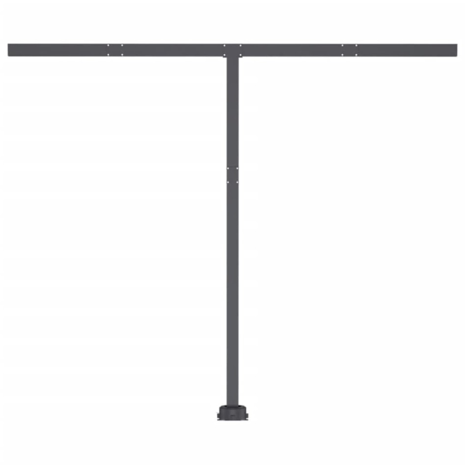 Toldo manual retráctil con LED amarillo y blanco 350x250