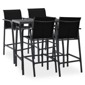 Conjunto de bar para jardín 5 piezas