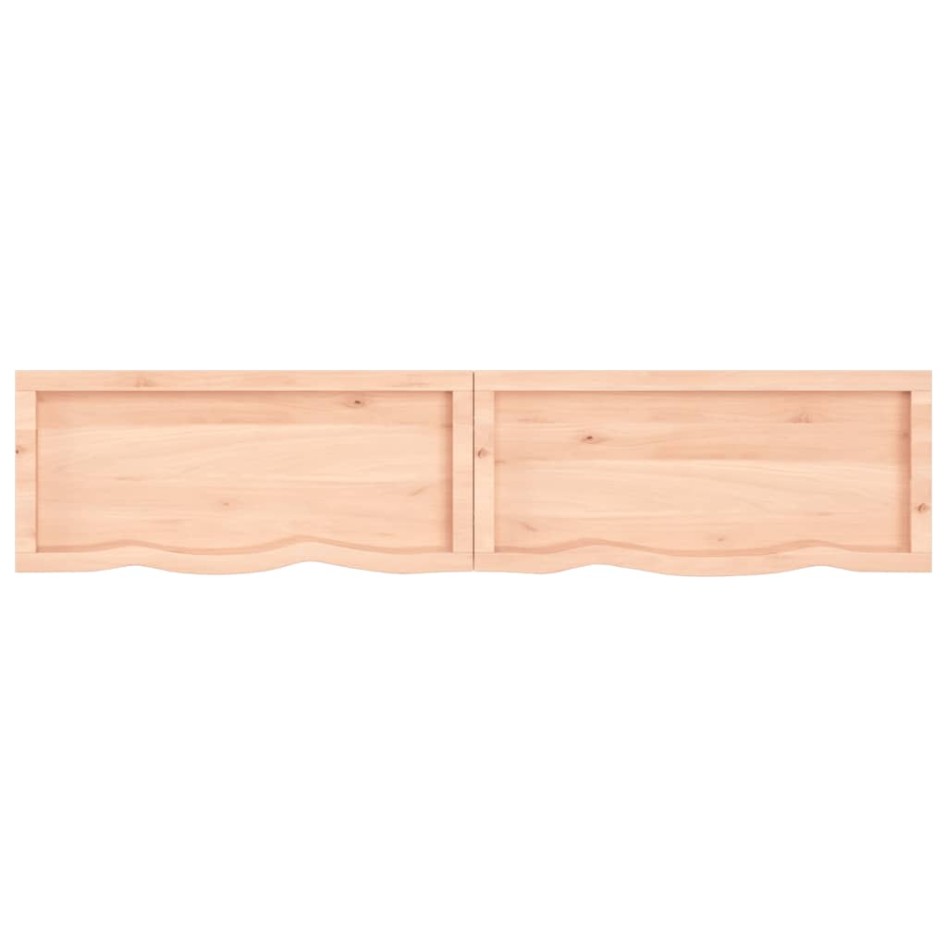 Tablero de mesa madera maciza roble sin tratar 180x40x(2-4)