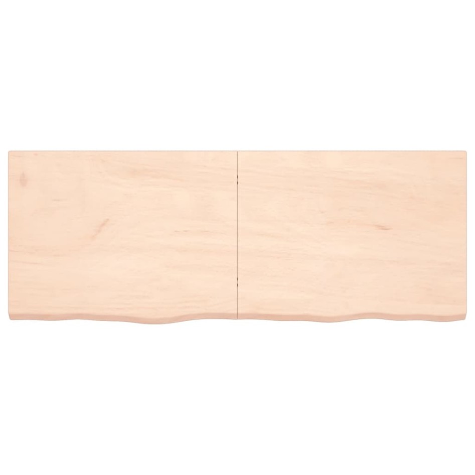 Tablero de mesa madera maciza roble sin tratar 160x60x(2-4)