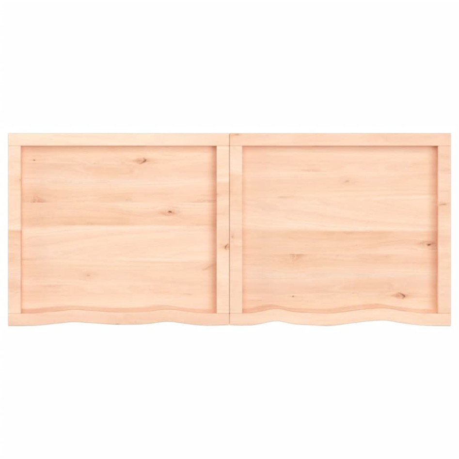 Tablero de mesa madera maciza roble sin tratar 140x60x(2-4)