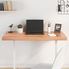 Tablero mesa madera roble tratada marrón claro 100x60x(2-6)