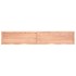 Tablero mesa madera roble tratada marrón claro 220x40x(2-4)