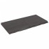 Encimera de baño madera tratada marrón oscuro 120x60x(2-6)