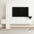 Set de muebles de salón 5 pzas madera ingeniería blanco