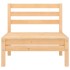 Juego de muebles de jardín 4 piezas madera maciza de