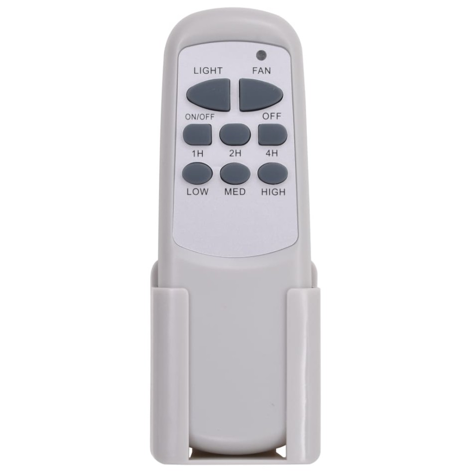 Ventilador de techo adornado con lámpara 128 cm