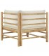 Sofá de dos piezas de bambú, modelo Bamboo 2 Plazas