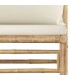 Sofá de dos piezas de bambú, modelo Bamboo 3 Plazas