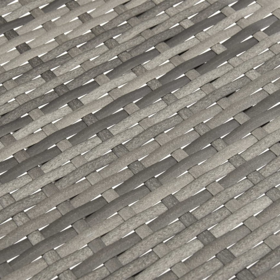 Sillas de jardín apilables 4 unidades ratán sintético