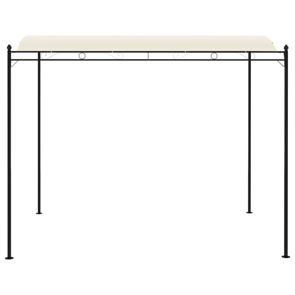 Cenador de tela blanco