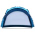 Carpa de fiesta con LED y 4 paredes laterales azul
