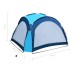 Carpa de fiesta con LED y 4 paredes laterales azul