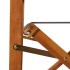 Sillas de director 2 unidades madera maciza de