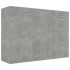Aparador de madera contrachapada gris hormigón 105x30x75