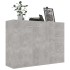 Aparador de madera contrachapada gris hormigón 105x30x75