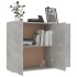 Aparador de madera contrachapada gris hormigón 105x30x75