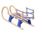 Trineo plegable con respaldo madera contrachapada 110