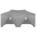 Carpa plegable profesional con 4 paredes acero antracita 3x6