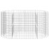 Arriate de gaviones de hierro galvanizado 200x100x100